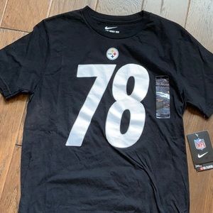 Nike Pittsburg Steelers #78 tee. NWT Youth Large UNISEX